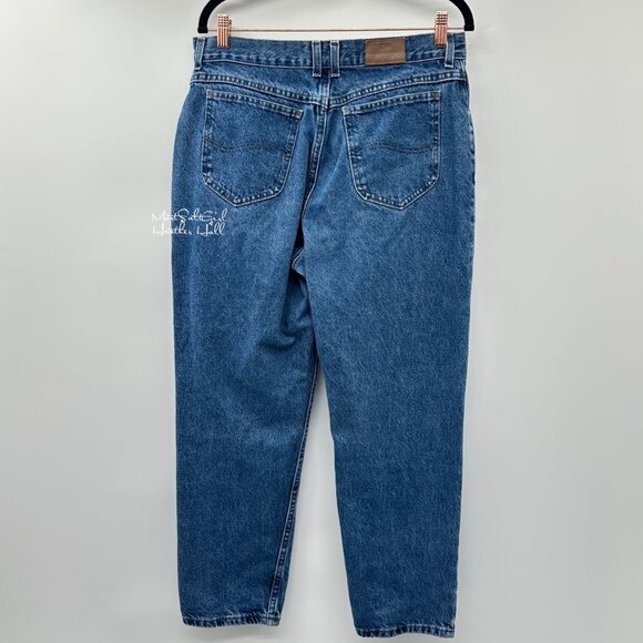 Lee Vintage 1990's Ultra High-Waisted Relaxed Fit Ankle Boyfriend Jeans Size 30 - Picture 4 of 4